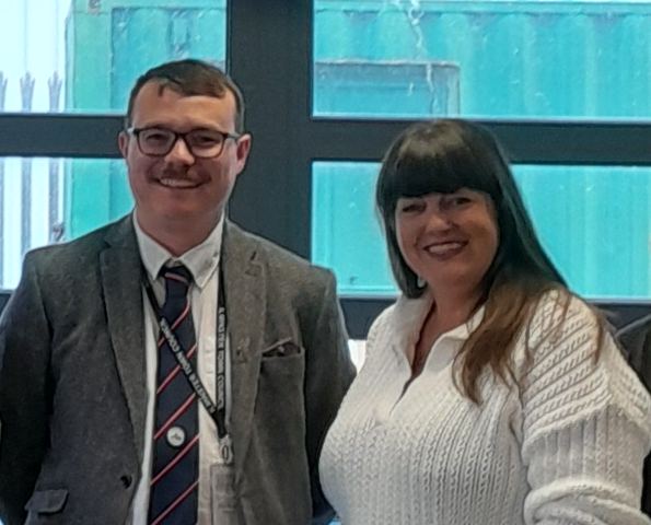 Photo of Cllr Michelle Gunn and Cllr Ben Jenner-Hurford